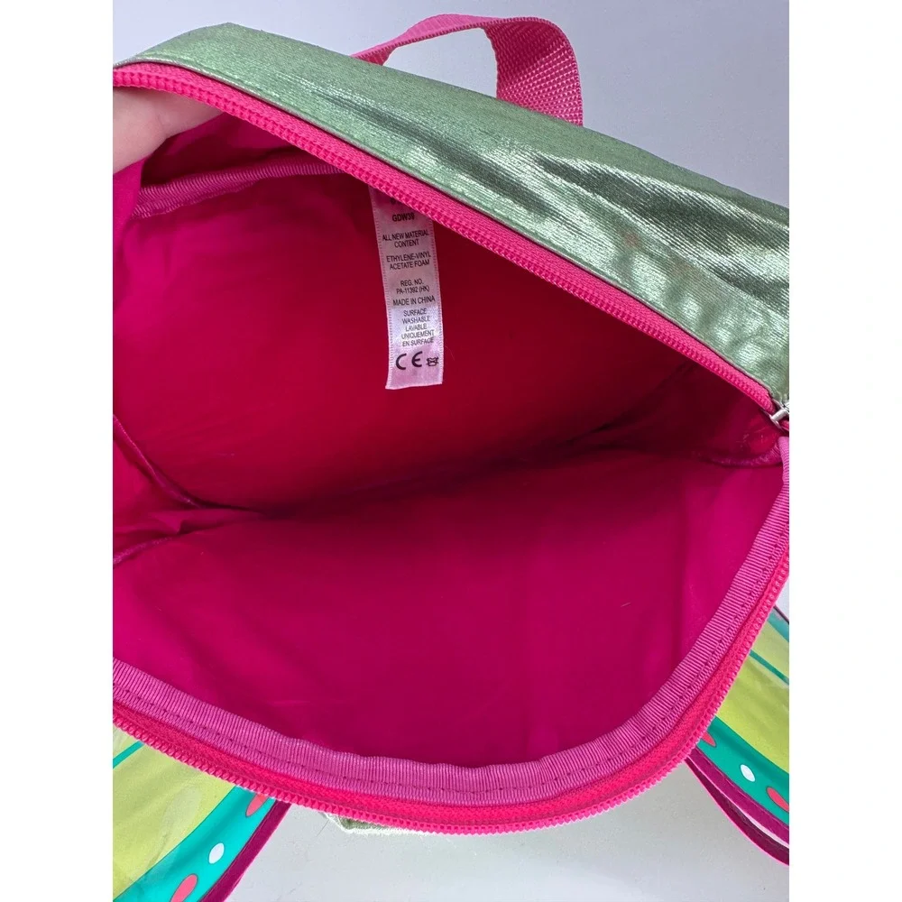 American Girl WellieWishers Butterfly Backpack Kids One Size Green Pink GDW39
